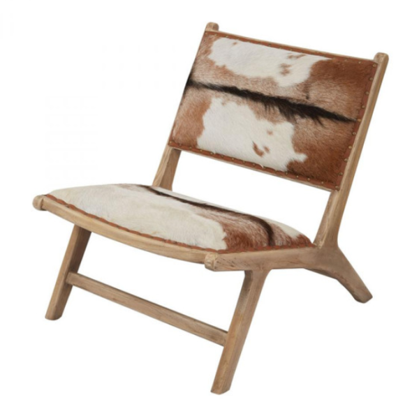 Cessay Chair with Goat Fur ( Horizontal )